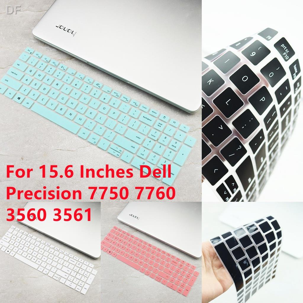 ✨แผ่นซิลิโคนครอบแป้นพิมพ์ สําหรับ Dell Precision 7750 7760 7560 7550 3560 3561 15.6 นิ้ว