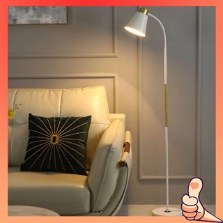 โคมไฟอ่านหนังสือ โคมไฟตั้งโต๊ะ โคมไฟตั้งพื้น LED ป้องกันดวงตา Simple modern Nordic ins style living room, bedroom study, creative vertical floor lamp