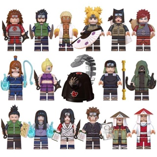 บล็อกตัวต่อเลโก้นารูโตะ Uchiha Madara Raikage Gaara Itachi Hinata ขนาดเล็ก ของเล่นสําหรับเด็ก