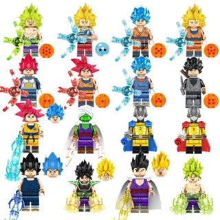 บล็อกตัวต่อเลโก้ Dragon Ball Monkey King Vegeta Broly Biksaiyan ขนาดเล็ก ของเล่นสําหรับเด็ก