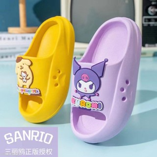 Sanrio รองเท้าแตะ EVA ระงับกลิ่น กันลื่น เหมาะกับใส่ในบ้าน และกลางแจ้ง แฟชั่นฤดูร้อน สําหรับเด็ก 8 8 2023