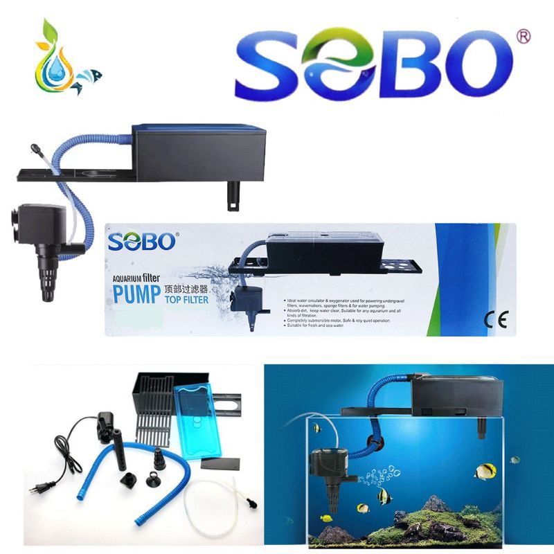 ตัวกรองด้านบน WP-880F Sobo สําหรับถัง 2 ฟุต/พิพิธภัณฑ์สัตว์น้ํา(4/26)