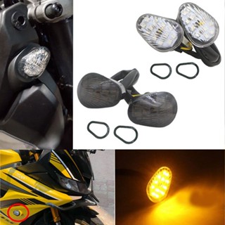 Qc _ ไฟเลี้ยว LED ด้านหน้า ดัดแปลง สําหรับ Yamaha YZF R1 R6 R25 MT07 MT09 FZ1 FZ6 FZ8