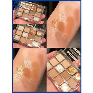 อายแชโดว์ JILL LEENS ใหม่ TWELVE-COLOR BEAUTIFUL EYESHADOW PALETTE MATTE OATMEAL MILK TEA COLOR DAILY GENTLE COMMUTER GIRL