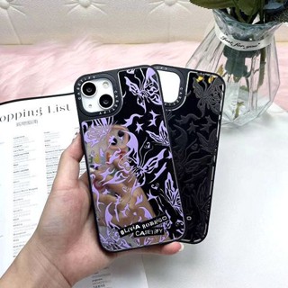 Casetify เคสโทรศัพท์มือถือกระจก ลายผีเสื้อ สําหรับ iphone11 12 13 14 promax x xs xr i7 i8