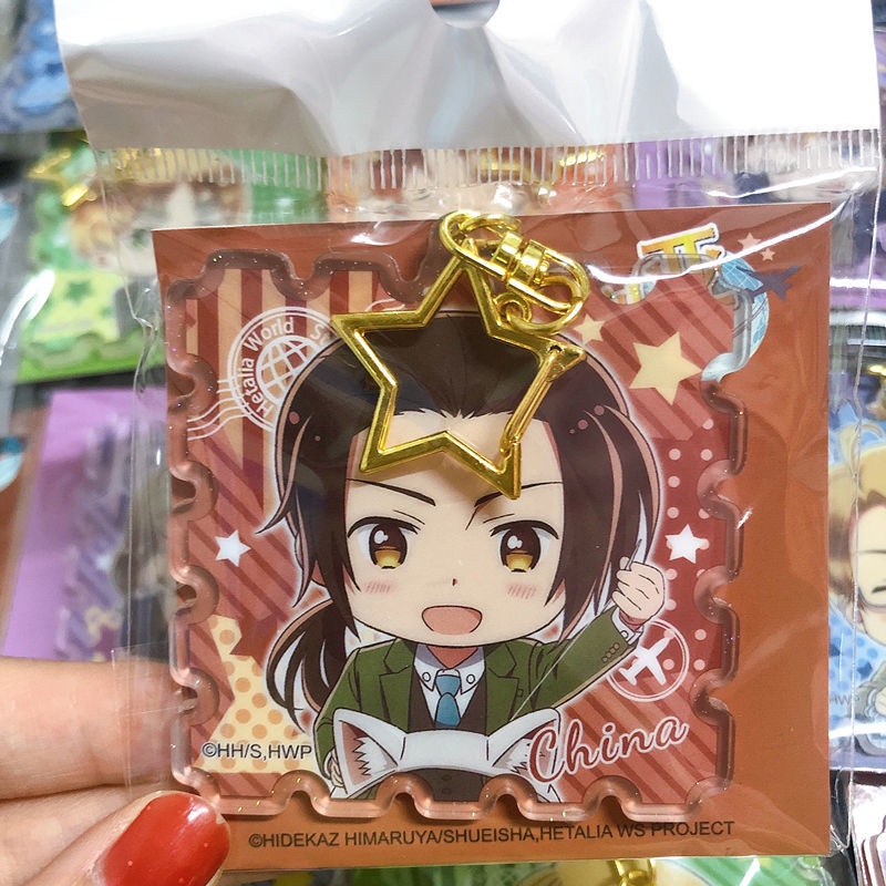 World Stars อะคริลิค Hetalia พวงกุญแจ สินค้าอุปกรณ์เสริม pxb3