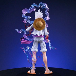 พร้อมส่ง โมเดลฟิกเกอร์ Luffy Nika Fruit Awakening Five-speed Sun God Form ยอดนิยม สําหรับตกแต่งบ้าน