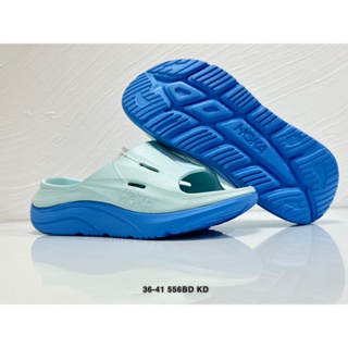 ของแท้ /Hoka One One รองเท้าแตะชายหาด พื้นหนา เสริมส้น รูปวันพีช แฟชั่นฤดูร้อน