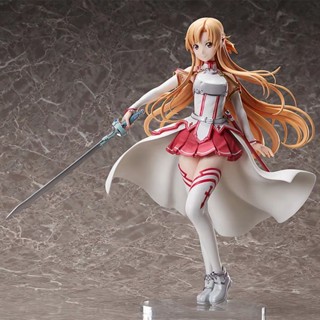 โมเดลฟิกเกอร์อนิเมะ Sword Art Online Asuna Yuuki Asuna สองมิติ สีขาว ของเล่นสําหรับเด็ก