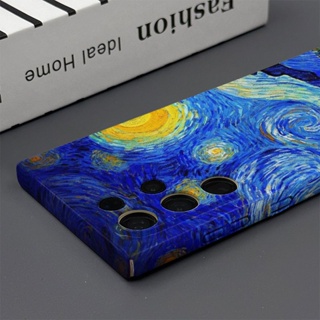 เคสโทรศัพท์มือถือแบบแข็ง ลาย Van Gogh Starry Sky สําหรับ Samsung S23Ultra S23+S23 S22+S22