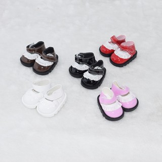 พร้อมส่ง รองเท้าเด็ก ผ้าฝ้าย 20 ซม. ตุ๊กตาดาว ลูกไม้ รองเท้าหนัง Velcro Milu ของเล่นตุ๊กตา แต่งตัว