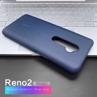 เคสโทรศัพท์มือถือ หนังวัวแท้ กันกระแทก สําหรับ OPPO Reno2 4 3