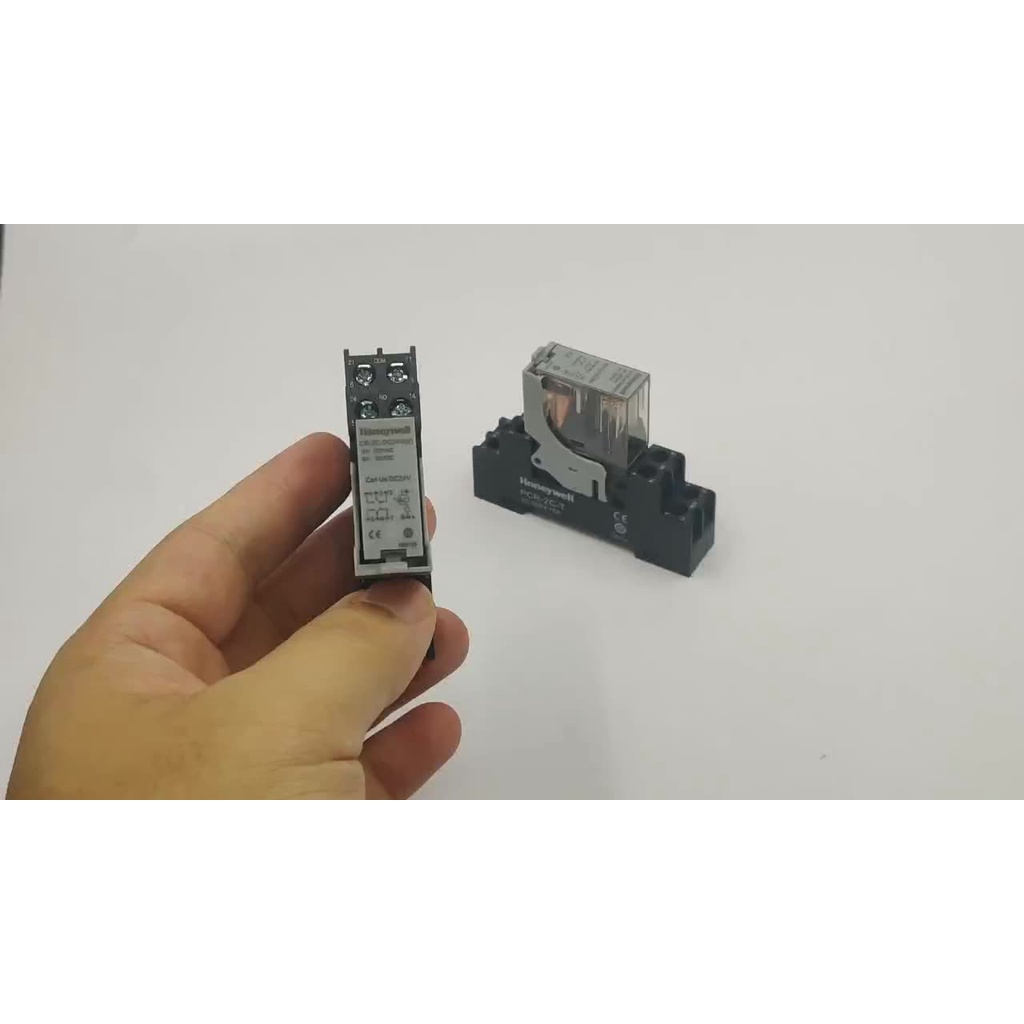 Honeywell CR-2C-DC24V (X) AC230V (XJ) รีเลย์กลางแคบพร้อมที่นั่ง PCR-2C-T