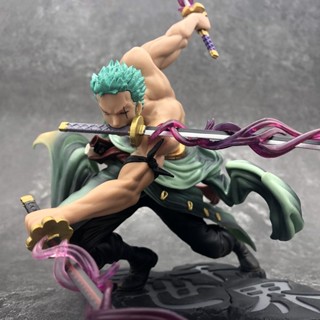 พร้อมส่ง โมเดลฟิกเกอร์อนิเมะ One Piece Three Thousand Worlds Zoro Figure Three Swords ของเล่น ของขวัญ สําหรับเด็ก