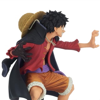 พร้อมส่ง โมเดลฟิกเกอร์ One Piece King Onishima War Four Emperor Luffy คุณภาพสูง ของเล่นสําหรับเด็ก