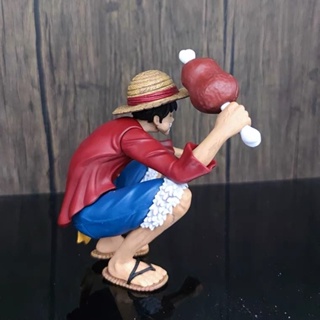 พร้อมส่ง ฟิกเกอร์อนิเมะ One Piece Luffy คุณภาพสูง สําหรับตกแต่งบ้าน