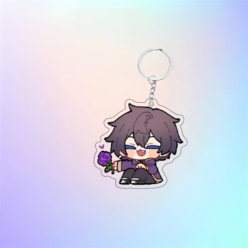 同人Vtuber边扣挂件二具SHOTO น่ารัก书包挂饰日本 พัดลม Vtuber ที่สําคัญแขวนรอบภาพเคลื่อนไหวสองมิติ SHOTO l