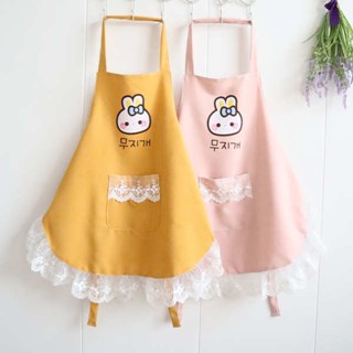ผ้ากันเปื้อนทำอาหาร ผ้ากันเปื้อนกระต่าย Moe กันน้ําและกันน้ําในครัวที่บ้านครอบคลุมการทําอาหารของผู้หญิงใหม่มูลค่าสูงเอวระบายอากาศ overalls