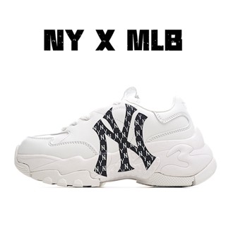 【ของแท้ 100%】mlb รองเท้าผ้าใบ monogram chunky Yankees