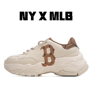 【ของแท้ 100%】mlb รองเท้าผ้าใบ monogram chunky Yankees