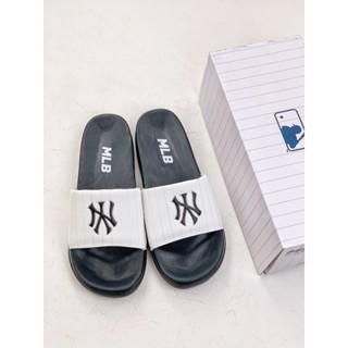 Mlbny US Rugby Yankees Limited x Korea Limited MLB รองเท้าแตะแฟชั่น อเนกประสงค์