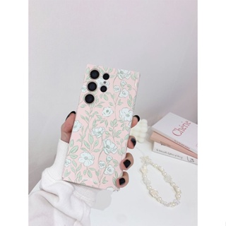 เคสโทรศัพท์มือถือแบบแข็ง ลายดอกไม้ รวมทุกอย่าง สําหรับ Samsung S23Ultra S23+S23 S22 S22+