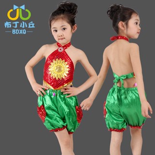 เครื่องแต่งกายเด็ก ชุดเต้นรํา ประดับเลื่อม สําหรับเด็กอนุบาล 8.29