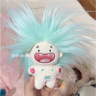 พวงกุญแจตุ๊กตา ตลก toothless 10cm cotton doll naked doll amazing hair volume doll zodiac sign birthday gift