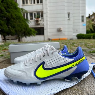 Nike รองเท้าบูทฟุตบอล Tiempo Legend 9 FG Cristiano Ronaldo Teōnnis สําหรับผู้ชาย 2023 พร้อมส่ง