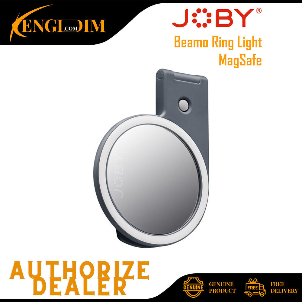 JOBY Beamo Ring Light สําหรับ MagSafe (สีเทา)