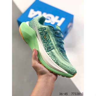 Original/hoka ONE ONE Mach X Racing Road รองเท้าวิ่ง ระบายอากาศ สําหรับผู้ชาย และผู้หญิง