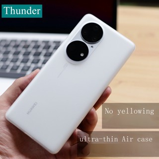ใหม่ เคสโทรศัพท์มือถือแบบใส บางมาก ลาย Thunder สําหรับ Huawei P50Pro mate40pro