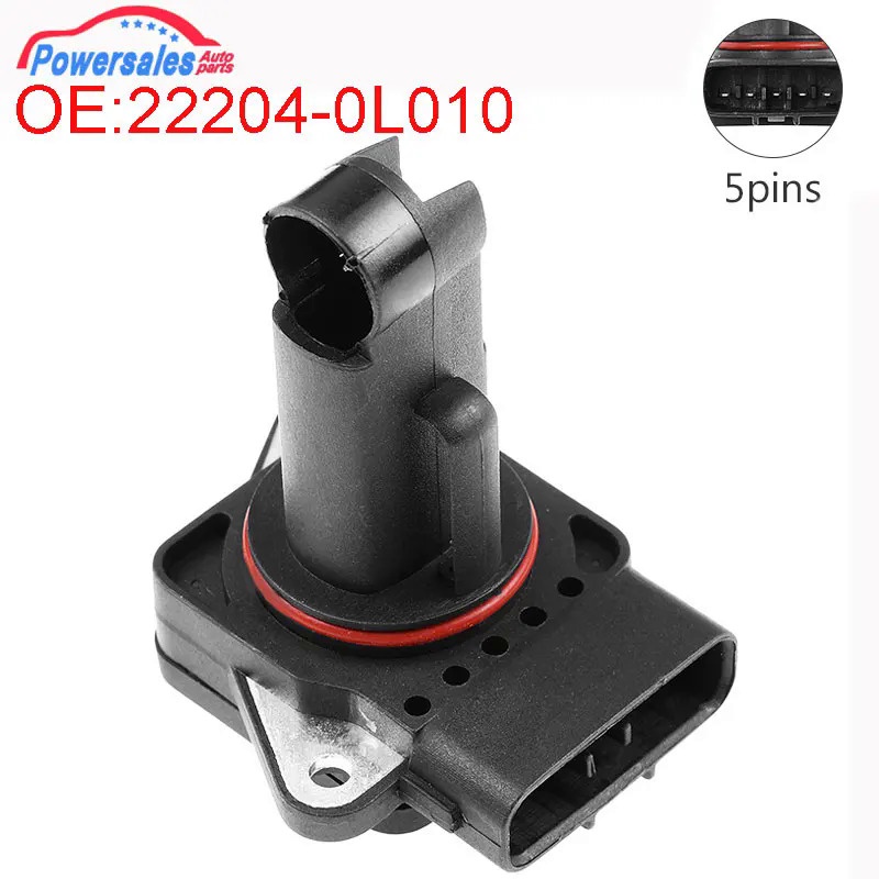 ใหม่ Mass Air Flow MAF Sensor สำหรับ Toyota Yaris Corolla Hilux Hiace 2.5 3.0 22204-0L010 222040L010