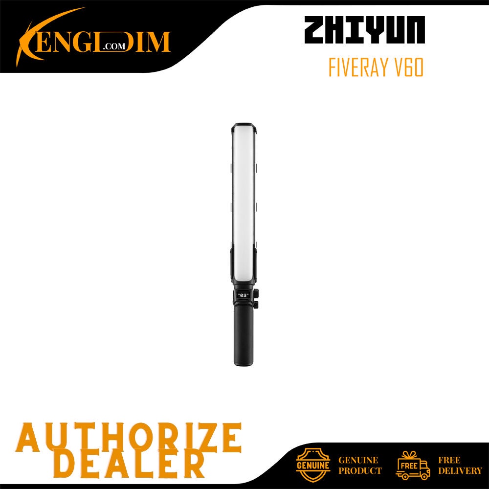 Zhiyun FIVERAY V60 Bi-Color LED Light Wand (1.4, สีดํา)