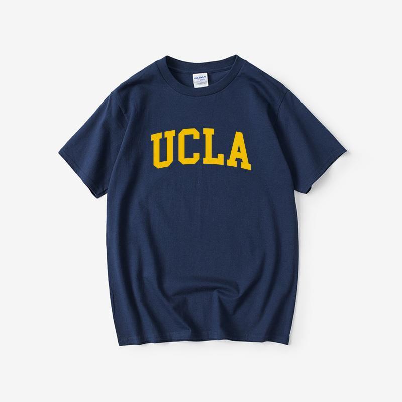 เสื้อยืดแขนห้าส่วน พิมพ์ลาย Ucla California University Los Angeles Sub-School สําหรับผู้ชาย และผู้หญิง