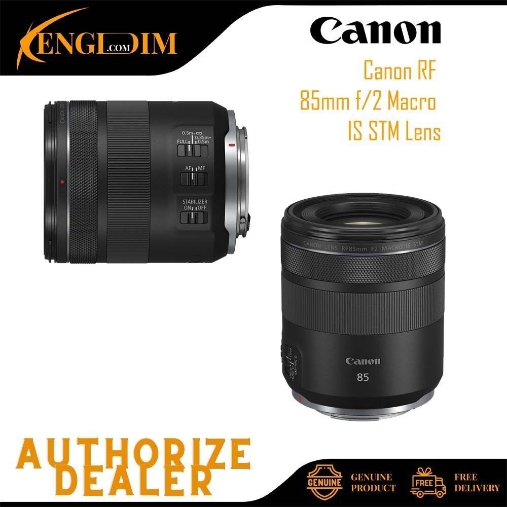 เลนส์ Canon RF 85mm f/2 Macro IS STM