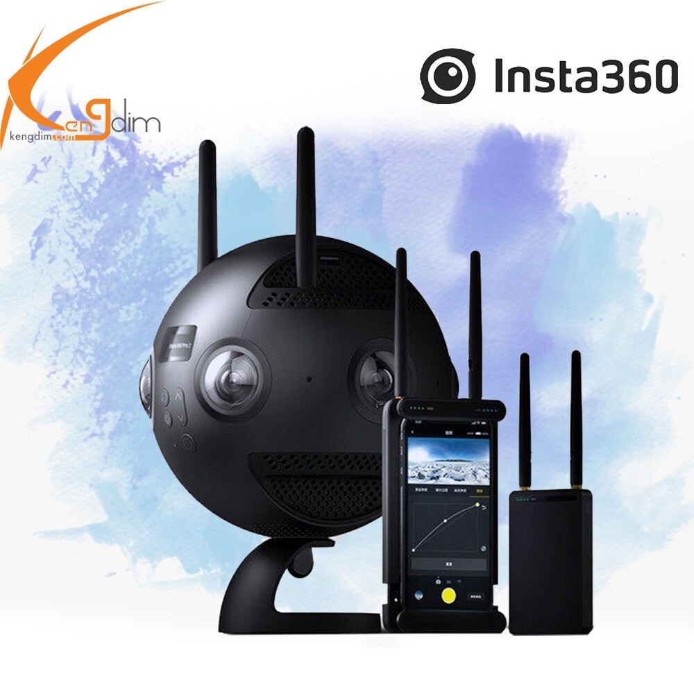 กล้อง Insta360 Pro II ทรงกลม VR 360 8K พร้อมการตรวจสอบ FarSight