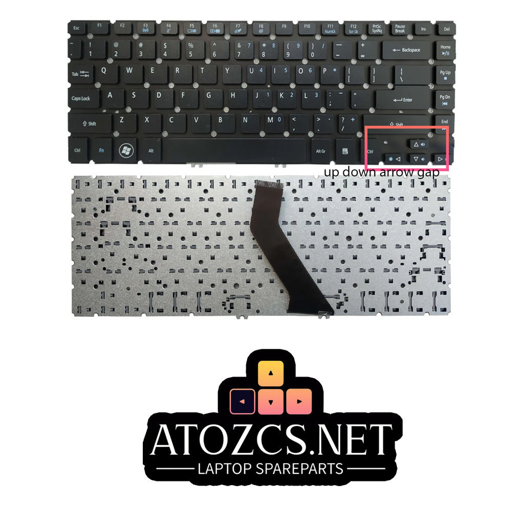 แล็ปท็อป/แป้นพิมพ์ทดแทนโน้ตบุ๊คสําหรับ Acer Aspire V5-431 V5-431P V5-471 V5-471G V5-471P