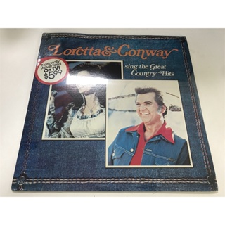 Loretta &amp; Conway Sing the Great Country Hits เพลงฮิต LP - LSCP2