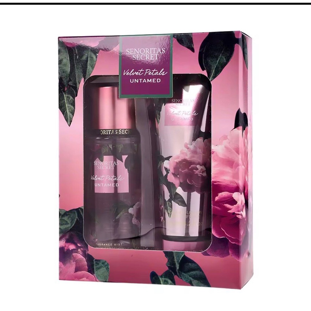 ชุดคอมโบ Senoritas Secret 2in1 กลีบกํามะหยี่ Untamed