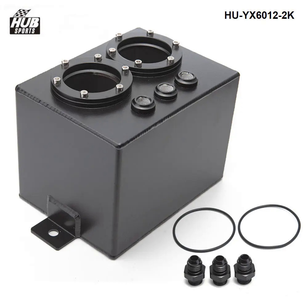 3L Dual BILLET อลูมิเนียม FUEL SURGE TANK / SURGE TANK W/O044 FUEL PUMP HU-YX6012-2K