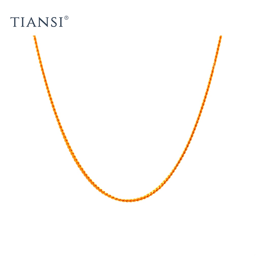 TIANSI 916 (22K) สร้อยคอเครื่องทอง สร้อยคอสร้อยคอ 1002- Rantai Leher Mesin Emas