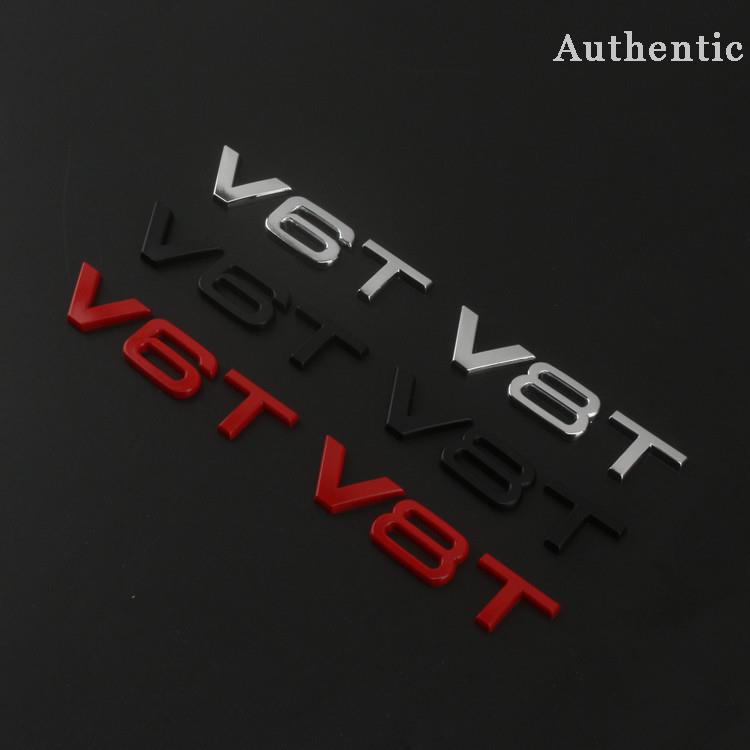 โลโก้รถ Audi A4LA6LA7Q3Q5Q7V6T V8T สติ๊กเกอร์ติดรถยนต์ด้านหลัง wordmark สติกเกอร์ด้านข้าง W12 ได้ดี
