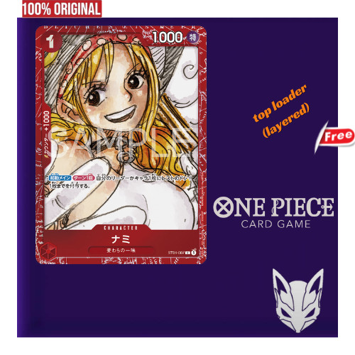 Nami (Parallel) Character ST01-007 C optcg การ์ดชิ้นเดียว
