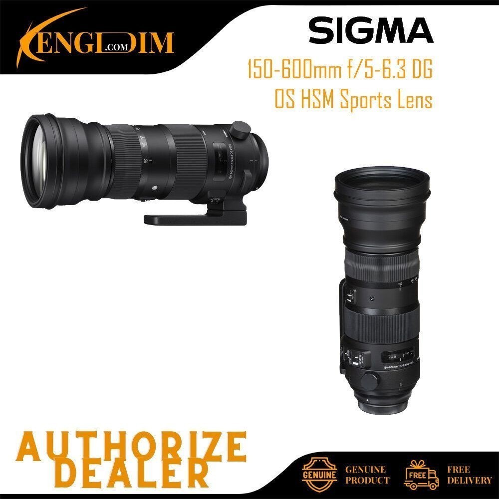 เลนส์กีฬา Sigma 150-600mm f/5-6.3 DG OS HSM