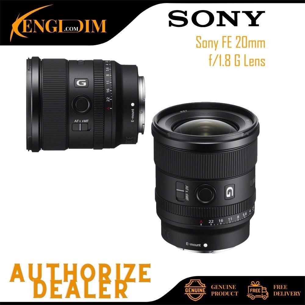 เลนส์ Sony FE 20mm f/1.8 G