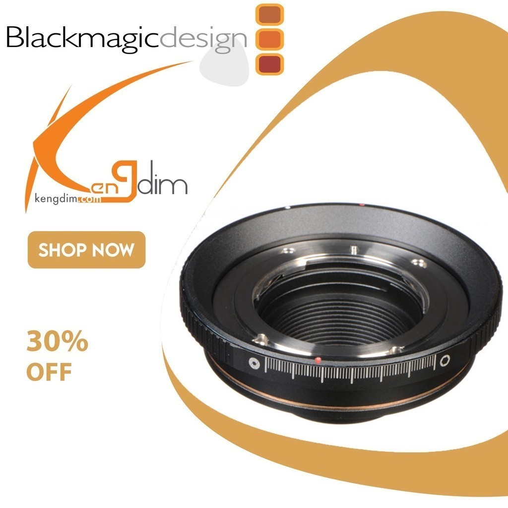 Blackmagic Design URSA Mini Pro F Mount สําหรับเลนส์ Nikon AF-S G และ AF-D Series