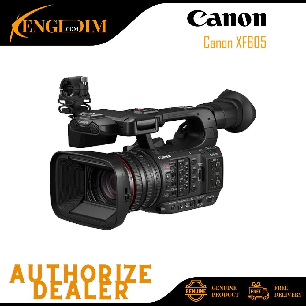 กล้องวิดีโอ Canon XF605 UHD 4K HDR Pro