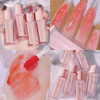 ลิปกลอส ลิป LEE INTO ใน Peach Iced Tea Mirror Mirror Gloss ลิปกลอสเพียวอยากขาวทุกวันสาวๆชานมเฉพาะกลุ่ม