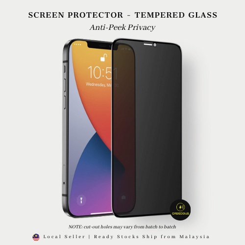 Vivo V5 V5s V7+ Y67 Y71 Y79 Privacy Full Covered Tempered Glass ความหนา 0.3 มม. ความแข็ง 9H 防手机化